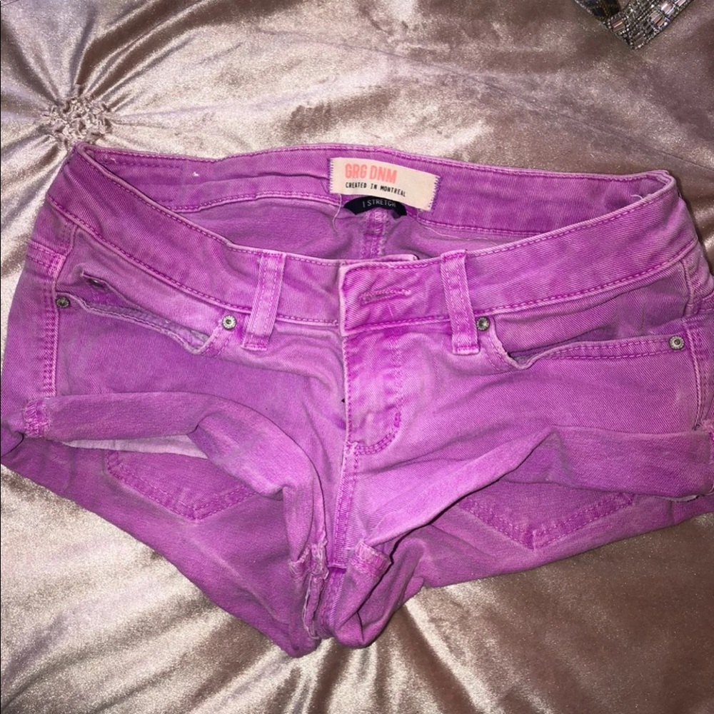 Purple pink shorts